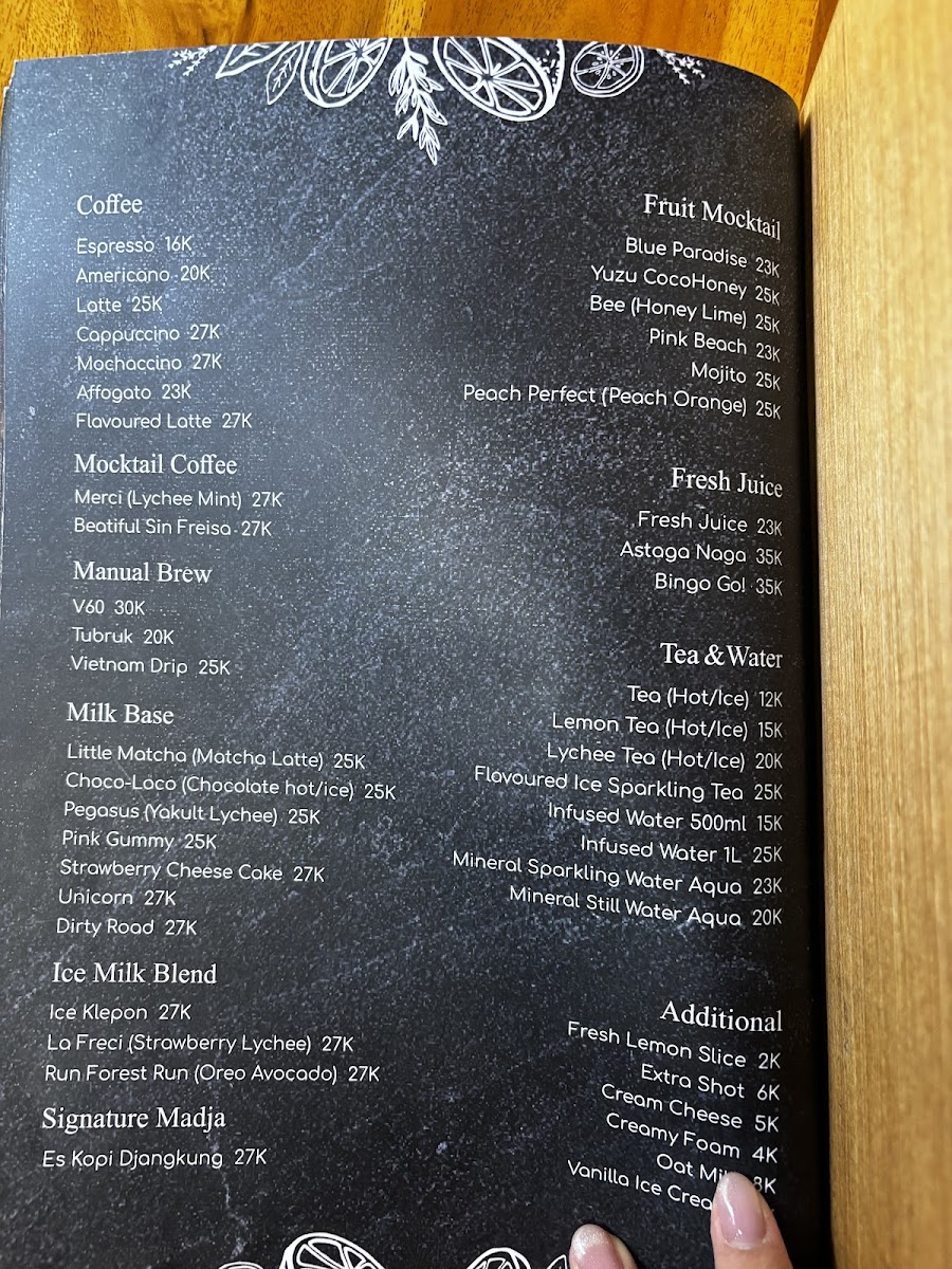 MADJA eat & coffee Menu - Image 1